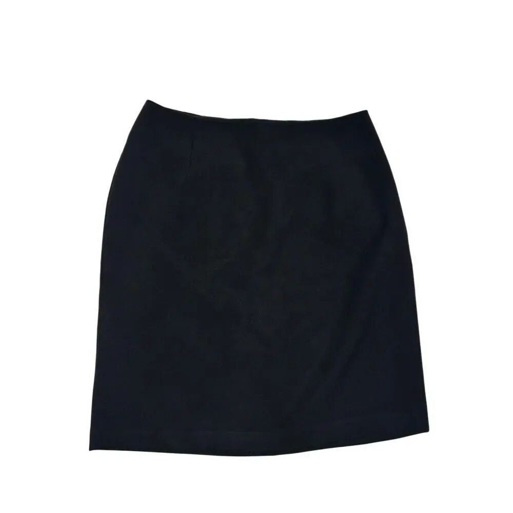 Alia Women’s Size 10 Black Career Office Pencil Skirt Fully Lined Back Zip